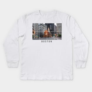 BOSTON Kids Long Sleeve T-Shirt